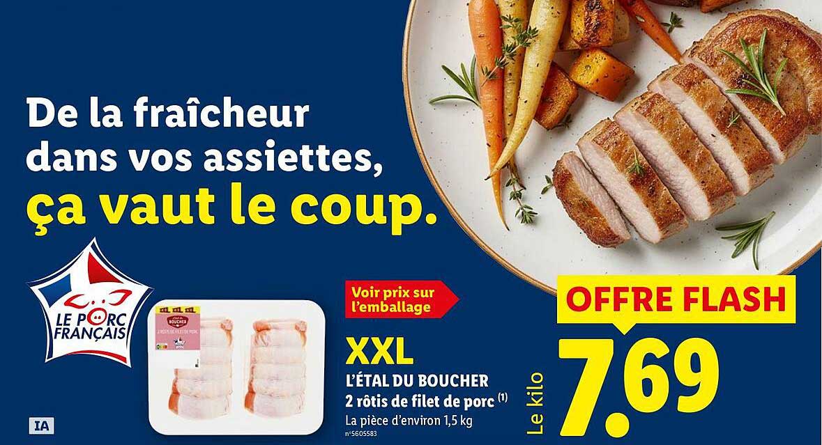 XXL L'ÉTAL DU BOUCHER 2 rôtis de filet de porc (1)