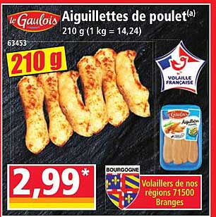Aiguillettes de poulet
