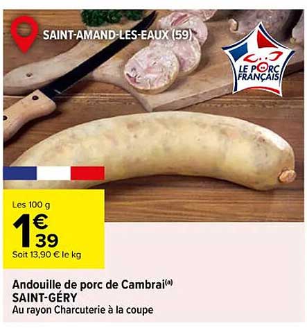 Andouille de porc de Cambrai SAINT-GÉRY