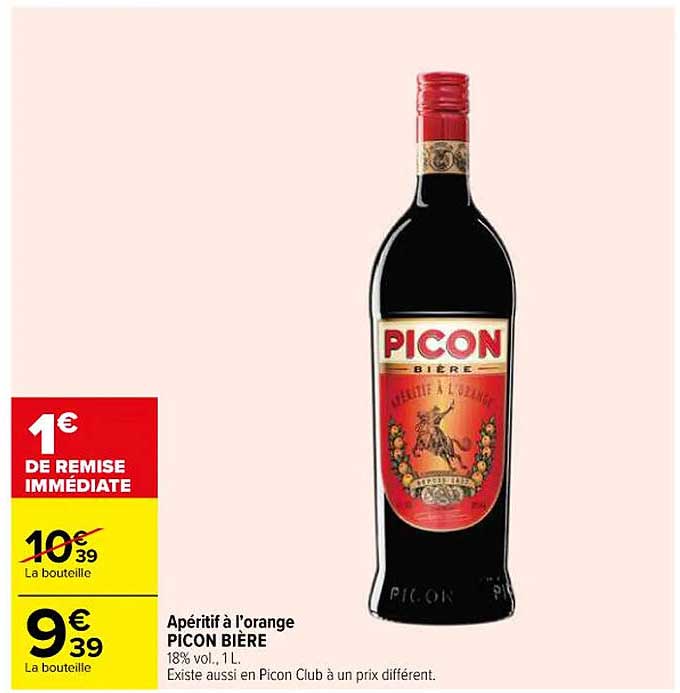 Apéritif à l'orange PICON BIÈRE