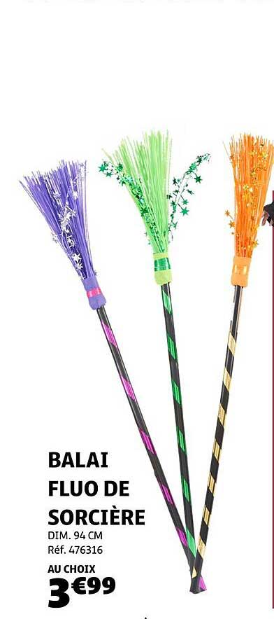 BALAI FLUO DE SORCIÈRE