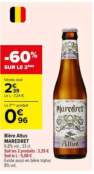 Bière Altus MAREDRET