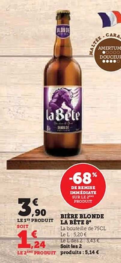 BIÈRE BLONDE LA BÊTE 8