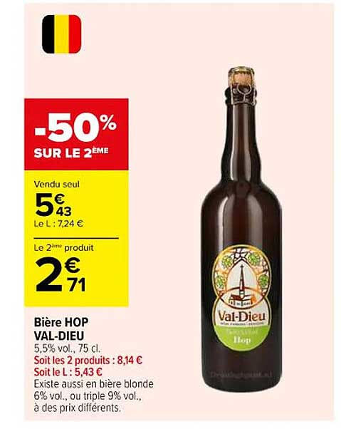 Bière HOP VAL-DIEU