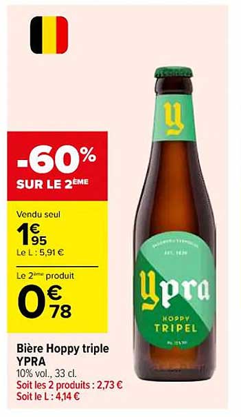 Bière Hoppy triple YPRA