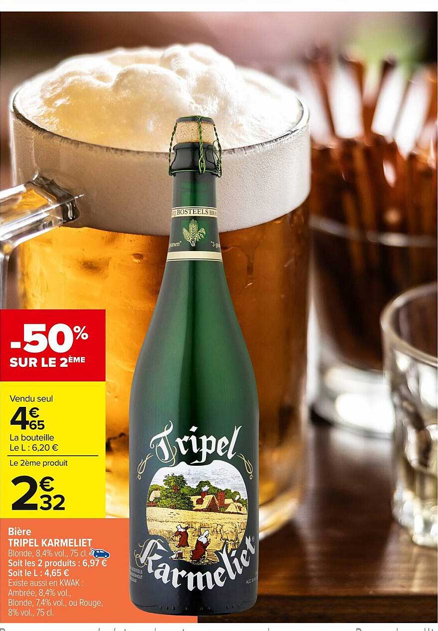 Bière TRIPEL KARMELIET