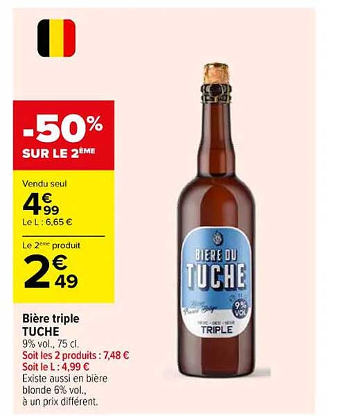 Bière triple TUCHE