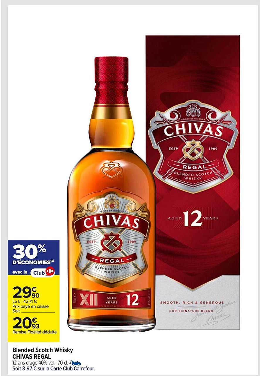 Blended Scotch Whisky CHIVAS REGAL