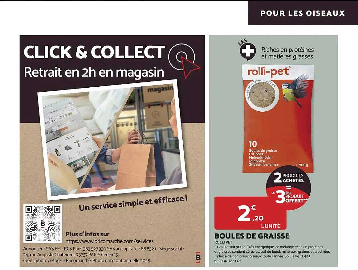 BOULES DE GRAISSE ROLLI PET
