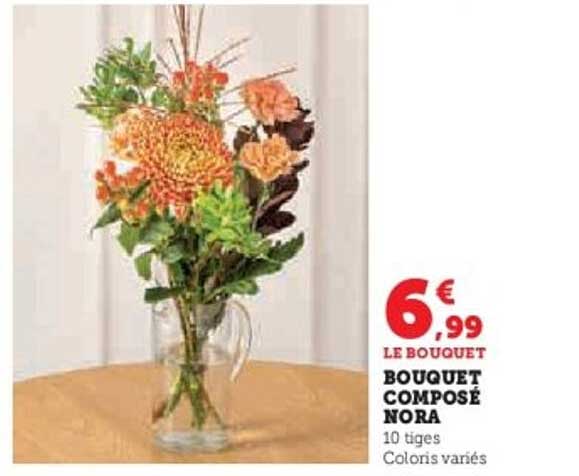 Bouquet composé Nora