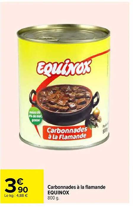 Carbonnades à la flamande EQUINOX