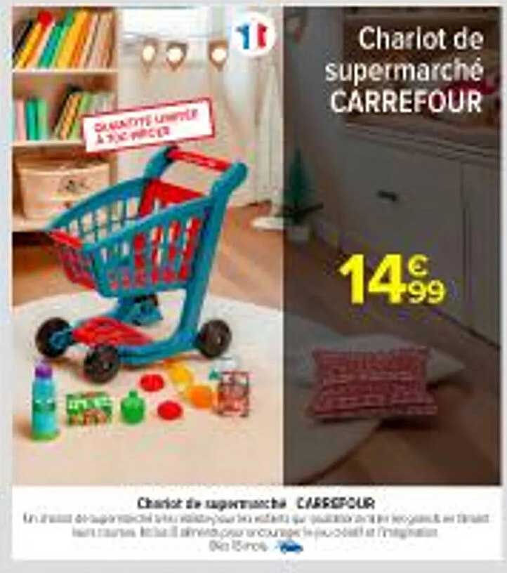 Charlot de supermarché CARREFOUR