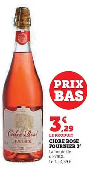 Cidre Rose Fournier 3°