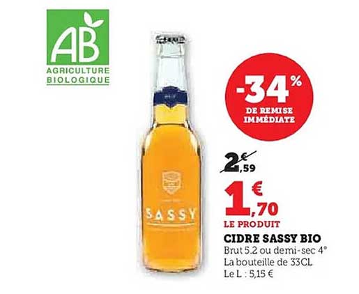 CIDRE SASSY BIO