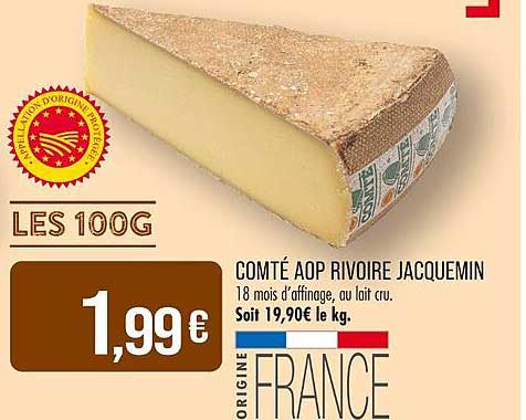 COMTÉ AOP RIVOIRE JACQUEMIN