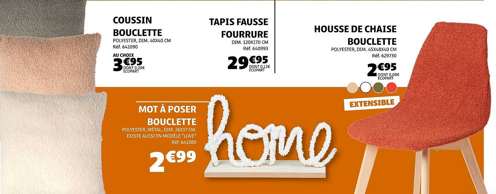 Coussin Bouclette