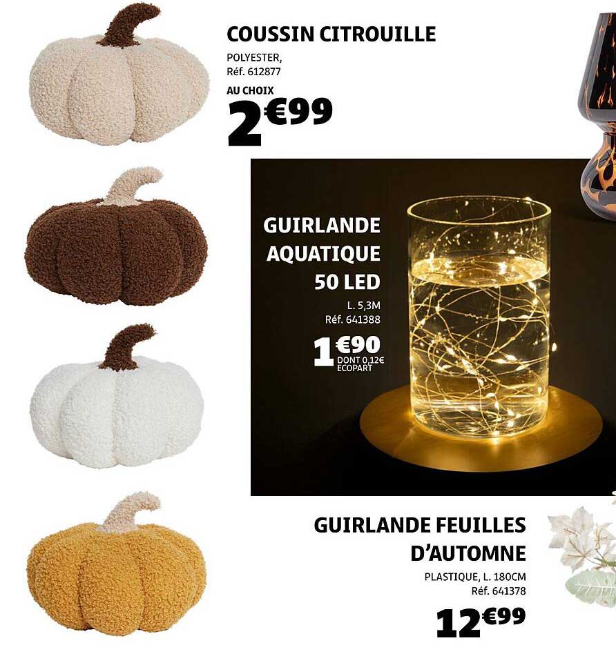 Coussin Citrouille