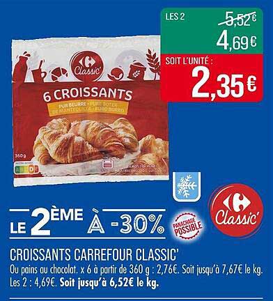 CROISSANTS CARREFOUR CLASSIC'