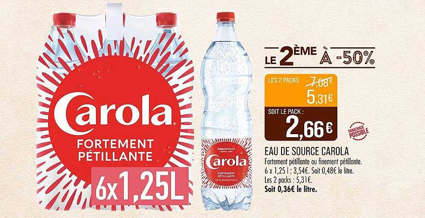 EAU DE SOURCE CAROLA