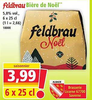 Feldbrau Bière de Noël