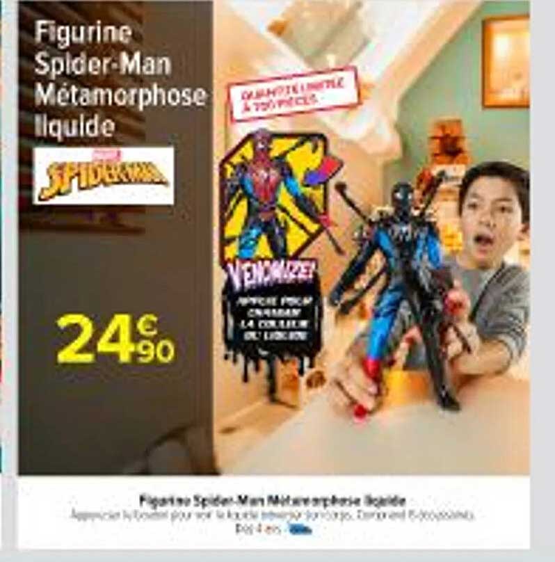 Figurine Spider-Man Métamorphose Liquide