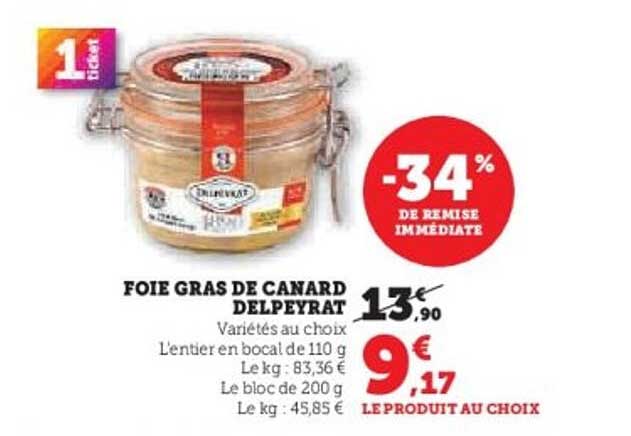 FOIE GRAS DE CANARD DELPEYRAT