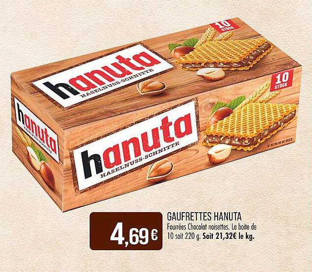 GAUFRETTES HANUTA