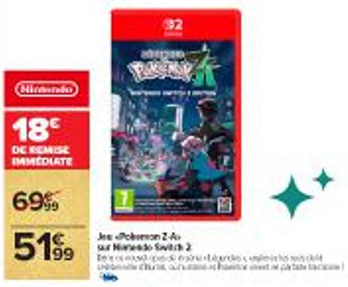 Jeu « Pokémon 2 A » sur Nintendo Switch