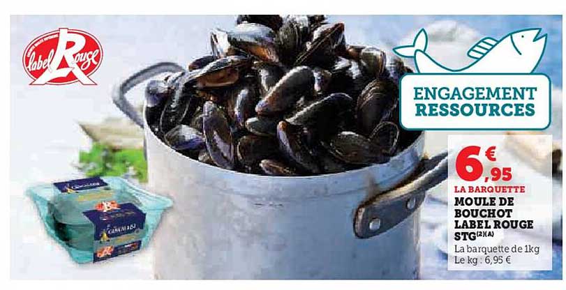 LA BARQUETTE MOULE DE BOUCHOT LABEL ROUGE