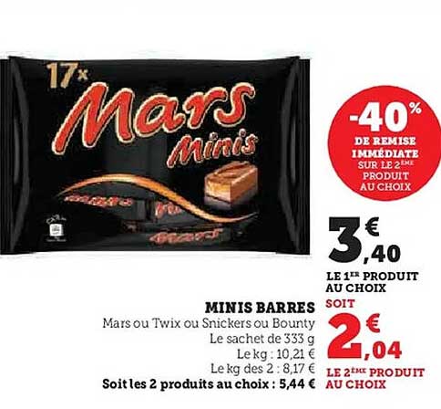MINIS BARRES