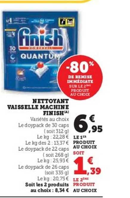 NETTOYANT VAISSELLE MACHINE FINISH