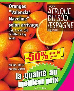 Oranges "Valencia"/Naveline