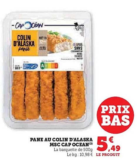 PANE AU COLIN D'ALASKA MSC CAP OCEAN