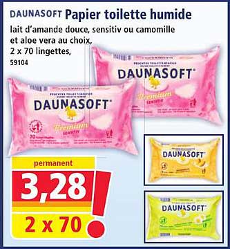 Papier toilette humide
