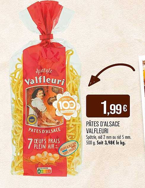 PÂTES D’ALSACE VALFLEURI