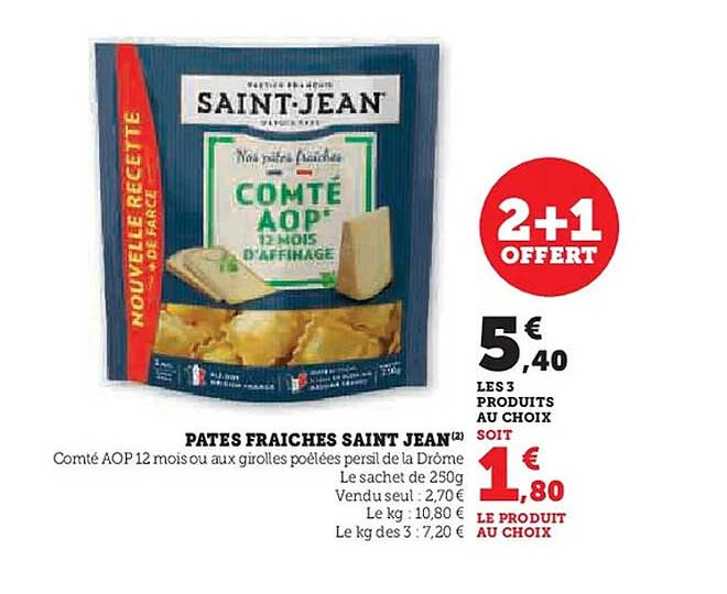 PATES FRAICHES SAINT JEAN