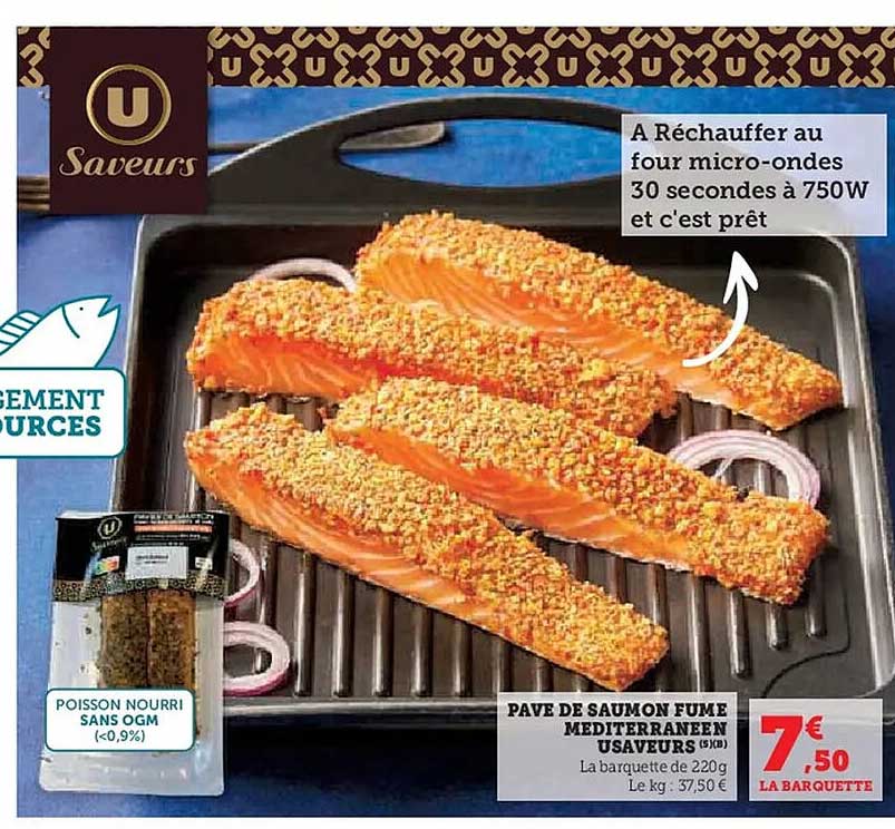 PAVE DE SAUMON FUME MEDITERRANEEN USAVEURS