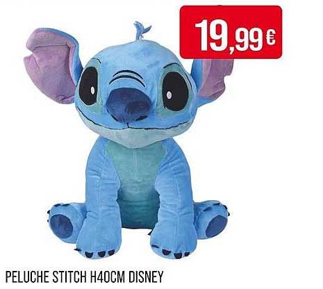 PELUCHE STITCH H40CM DISNEY