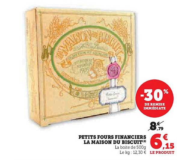 PETITS FOURS FINANCIERS LA MAISON DU BISCUIT