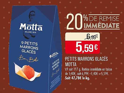 PETITS MARRONS GLACÉS MOTTA