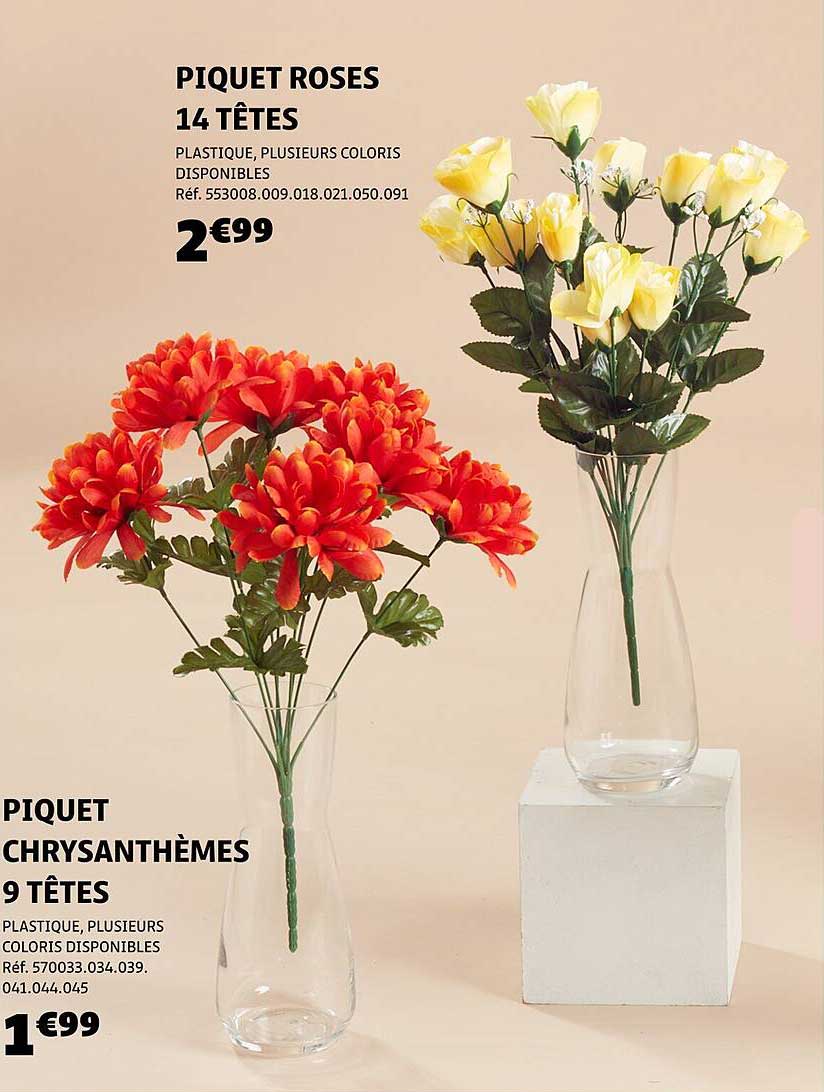 PIQUET ROSES 14 TÊTES