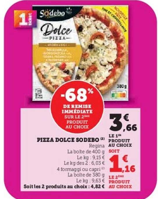 PIZZA DOLCE SODEBO