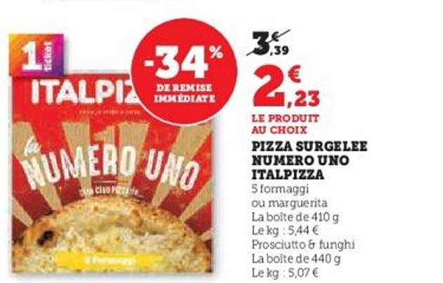 PIZZA SURGELÉE NUMERO UNO ITALPIZZA