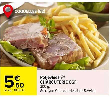 Potjevleesh(b) CHARCUTERIE CGF 300 g.