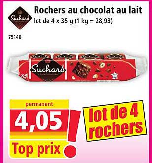 Rochers au chocolat au lait