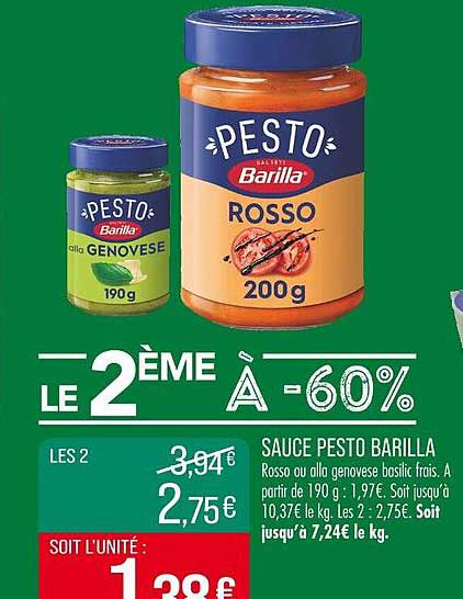 SAUCE PESTO BARILLA