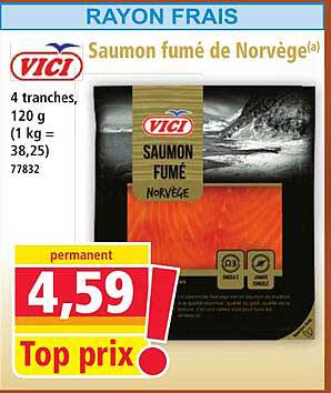 Saumon fumé de Norvège