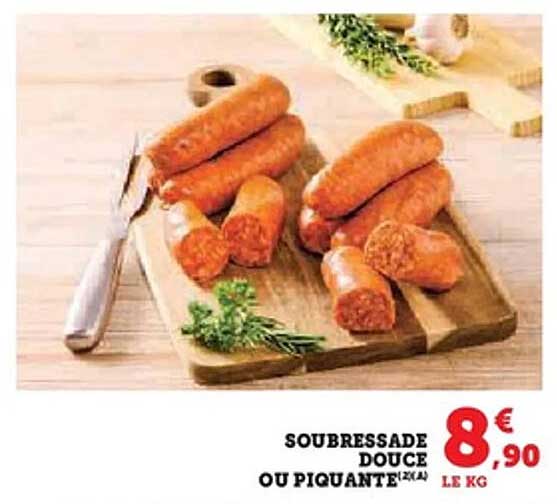 Soubressade douce ou piquante