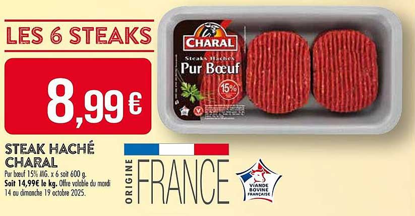 STEAK HACHÉ CHARAL