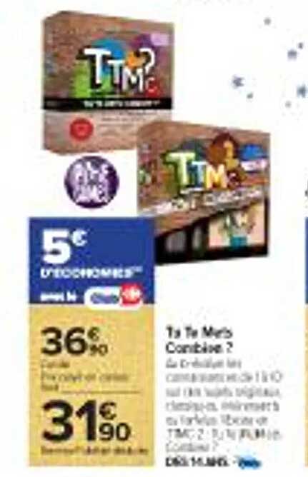 Ta Te Mets Combien ?